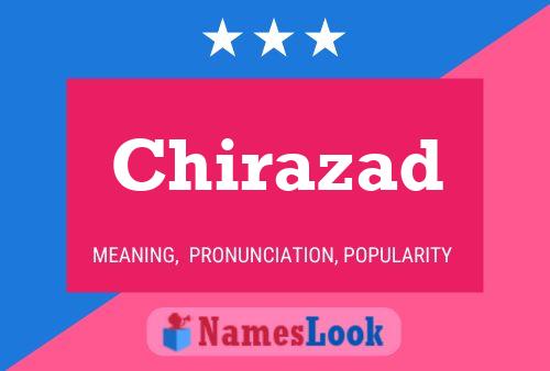 Chirazad Namensposter