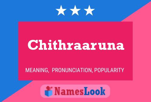 Chithraaruna Namensposter