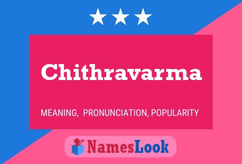 Chithravarma Namensposter