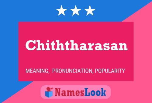 Chiththarasan Namensposter