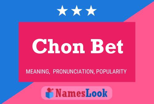 Chon Bet Namensposter