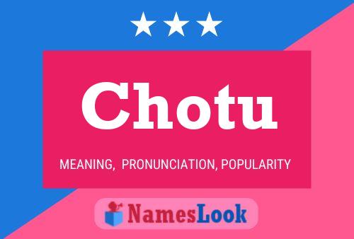 Chotu Namensposter