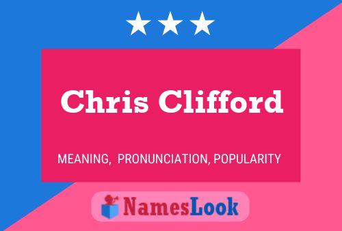 Chris Clifford Namensposter