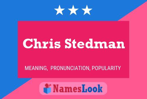 Chris Stedman Namensposter