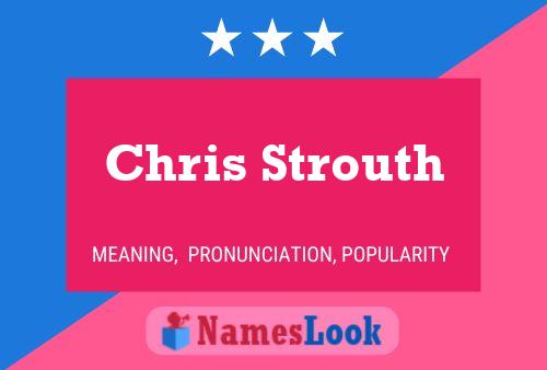 Chris Strouth Namensposter