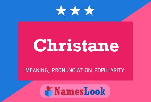 Christane Namensposter