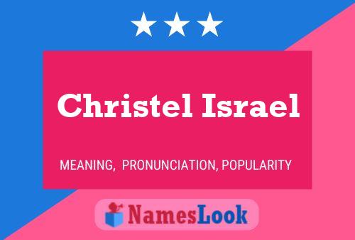 Christel Israel Namensposter