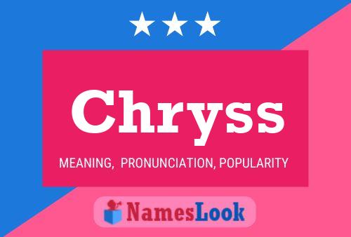 Chryss Namensposter