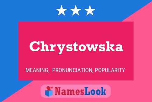 Chrystowska Namensposter