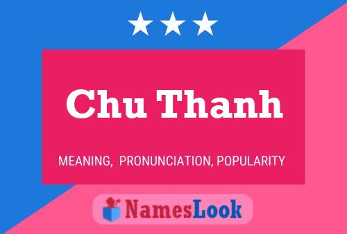 Chu Thanh Namensposter