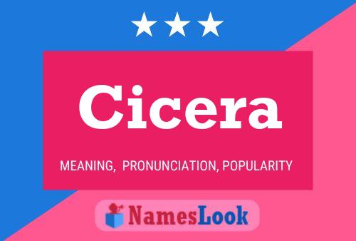 Cicera Namensposter