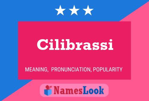 Cilibrassi Namensposter