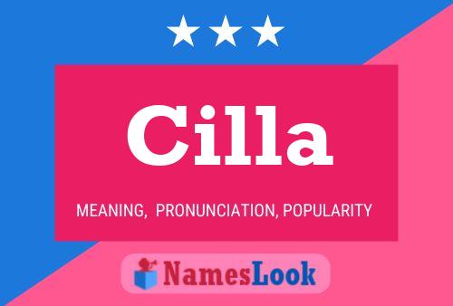 Cilla Namensposter