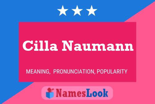 Cilla Naumann Namensposter