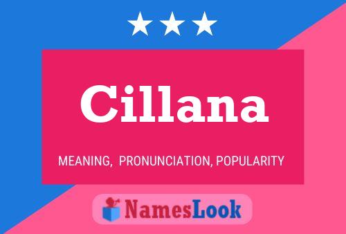 Cillana Namensposter