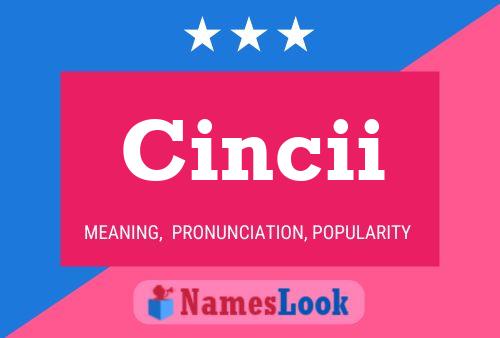 Cincii Namensposter