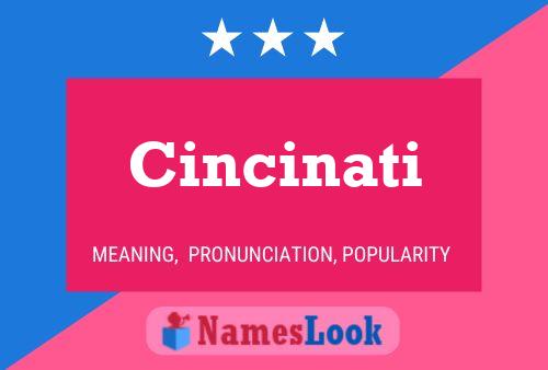 Cincinati Namensposter