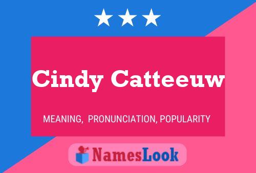 Cindy Catteeuw Namensposter