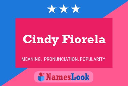 Cindy Fiorela Namensposter