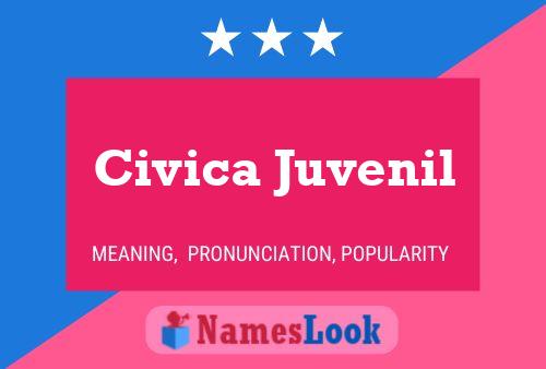 Civica Juvenil Namensposter