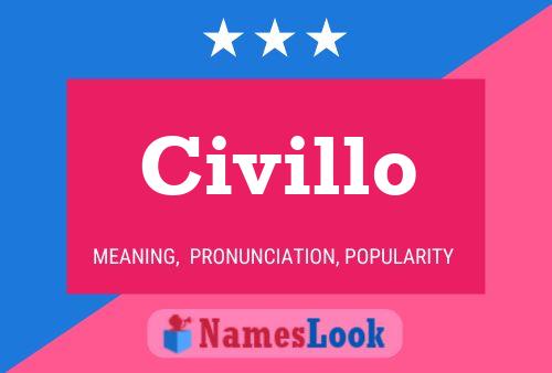 Civillo Namensposter