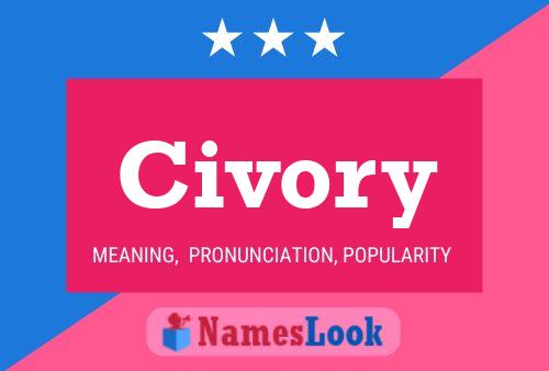 Civory Namensposter