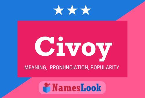 Civoy Namensposter