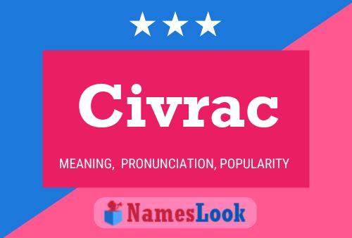 Civrac Namensposter