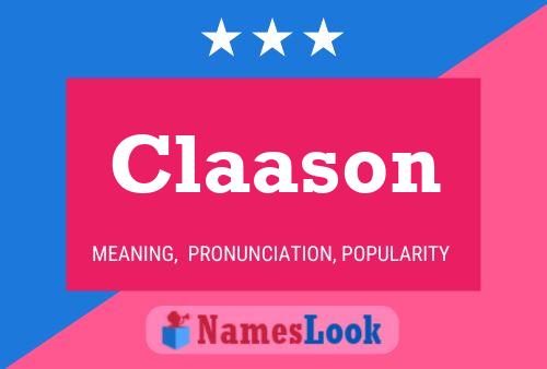 Claason Namensposter