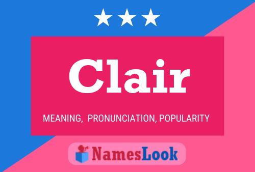 Clair Namensposter