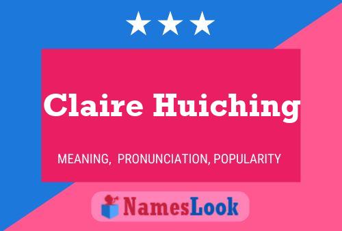 Claire Huiching Namensposter