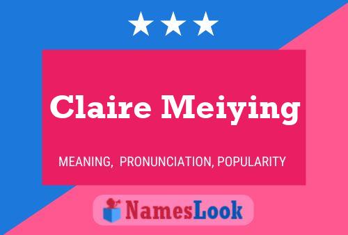 Claire Meiying Namensposter