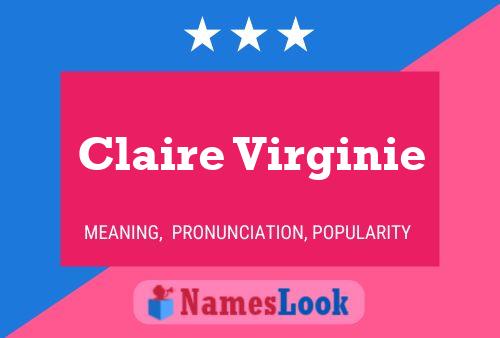 Claire Virginie Namensposter