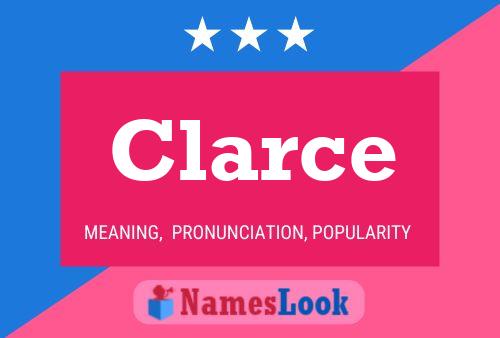 Clarce Namensposter