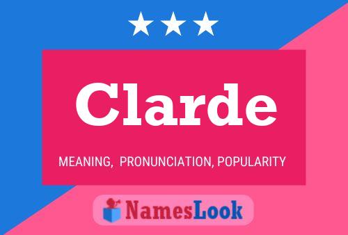 Clarde Namensposter