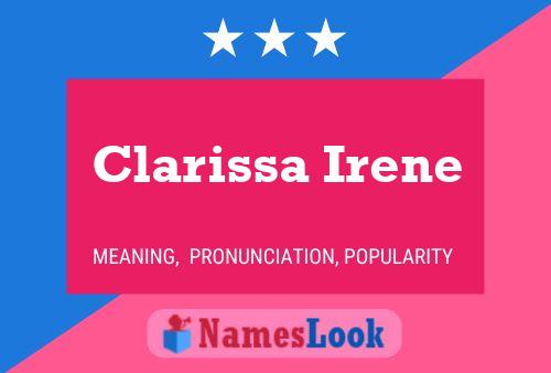 Clarissa Irene Namensposter