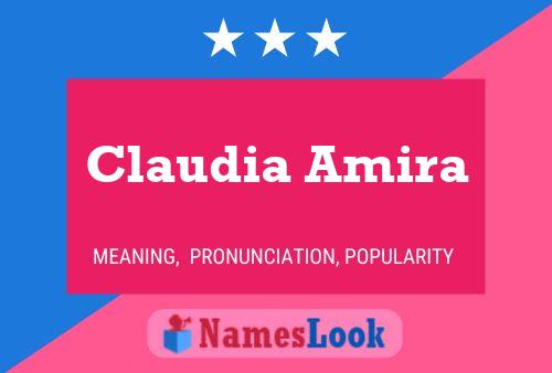 Claudia Amira Namensposter