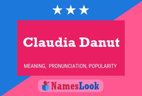 Claudia Danut Namensposter