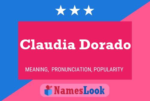 Claudia Dorado Namensposter