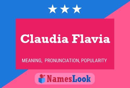 Claudia Flavia Namensposter