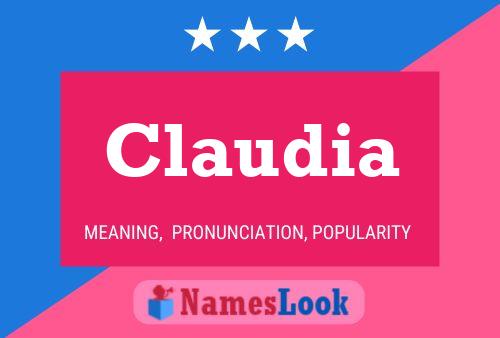 Claudia Namensposter