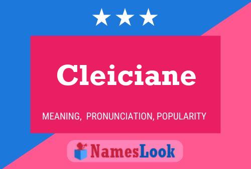 Cleiciane Namensposter