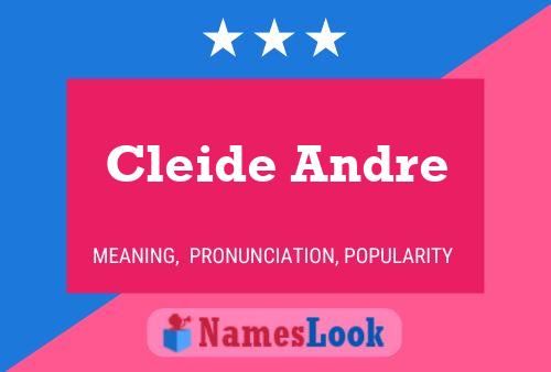 Cleide Andre Namensposter