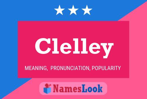 Clelley Namensposter