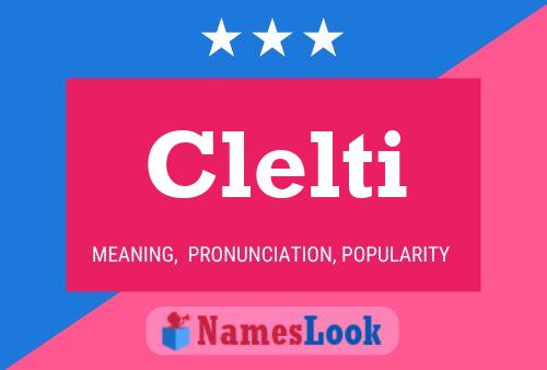 Clelti Namensposter