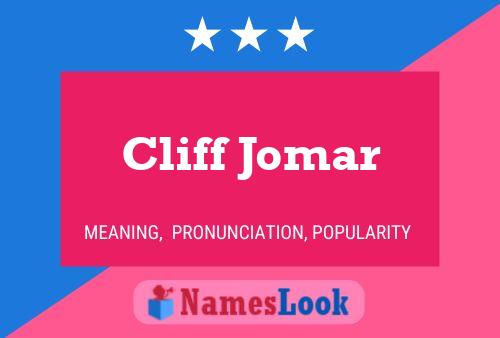 Cliff Jomar Namensposter