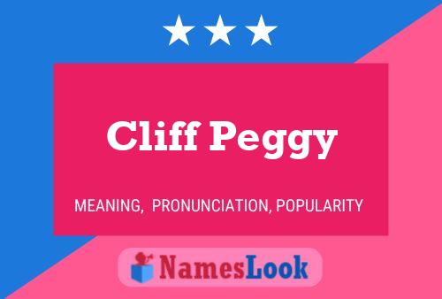 Cliff Peggy Namensposter