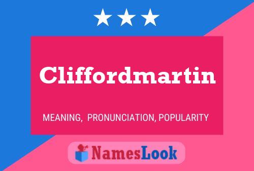 Cliffordmartin Namensposter