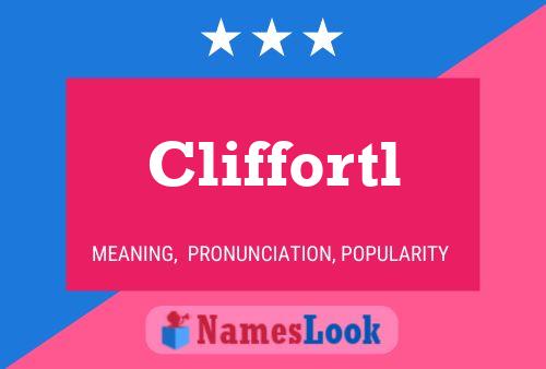 Cliffortl Namensposter