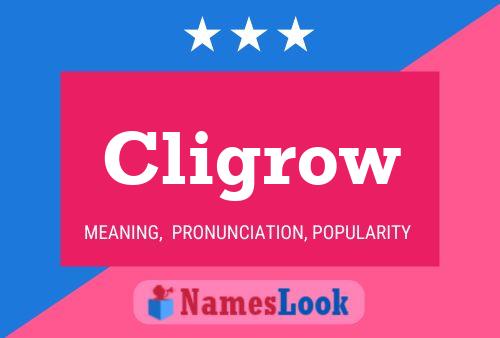 Cligrow Namensposter